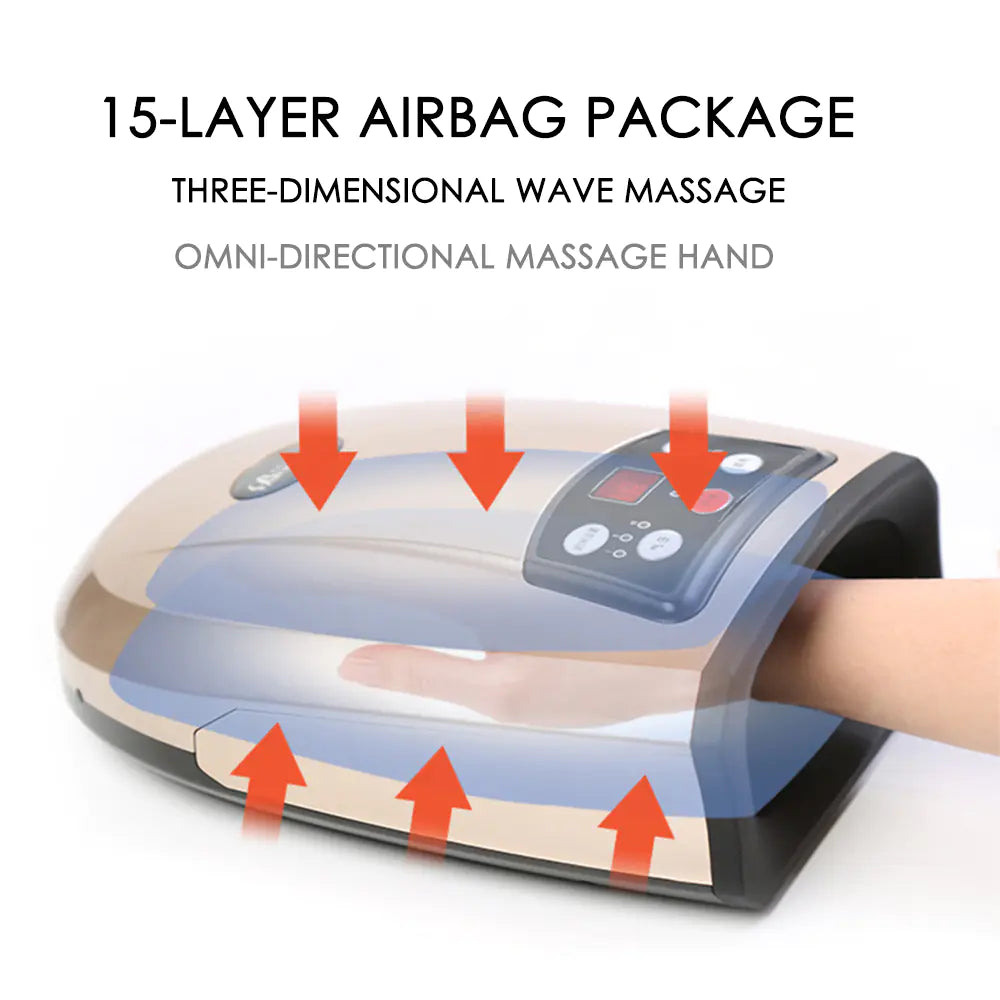 Electric Heated Hand Massager for Stress Relief