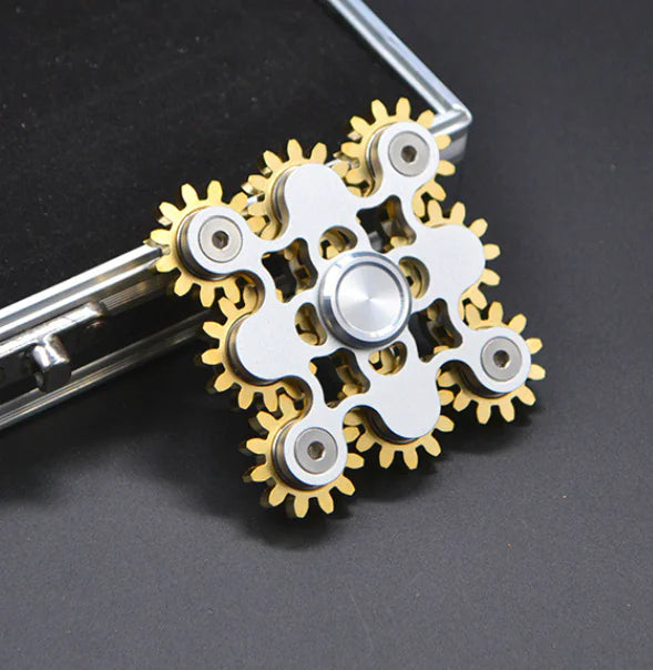 Metal Fidget Spinner - Stress Relief Toy for Fingers