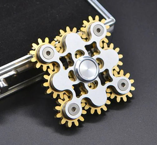 Metal Fidget Spinner - Stress Relief Toy for Fingers